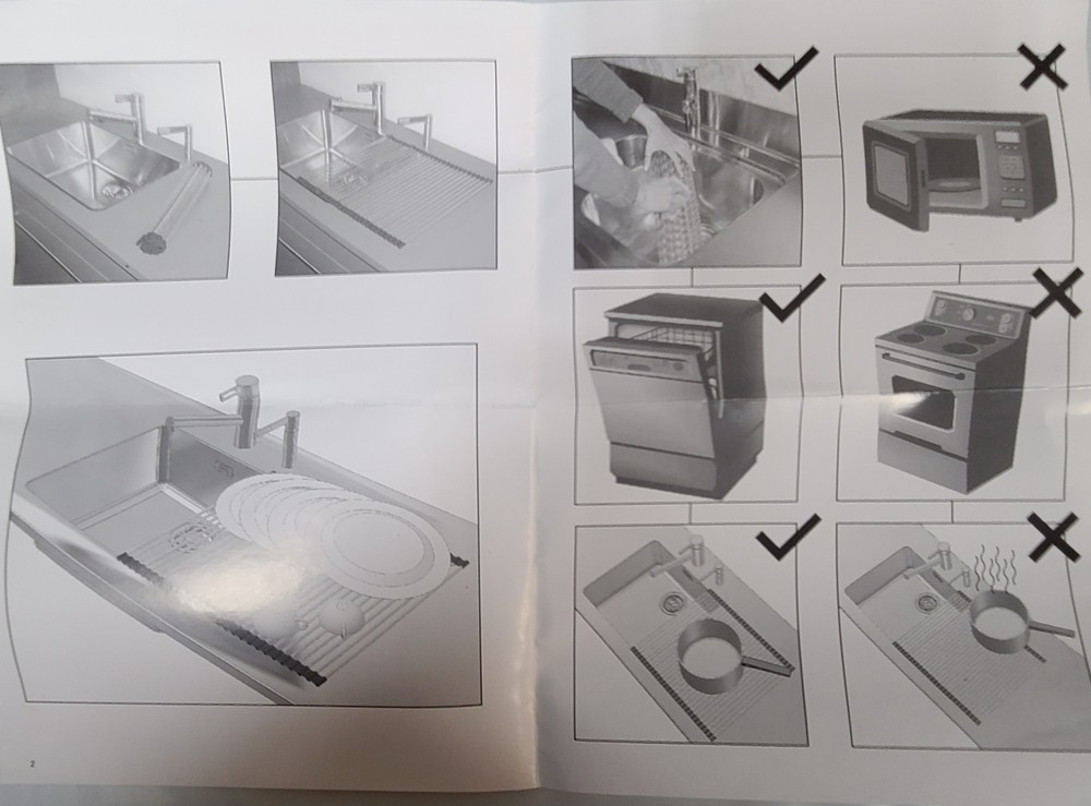 Franke PKG1736RM PKG Series Stainless Bottom Roller Mat