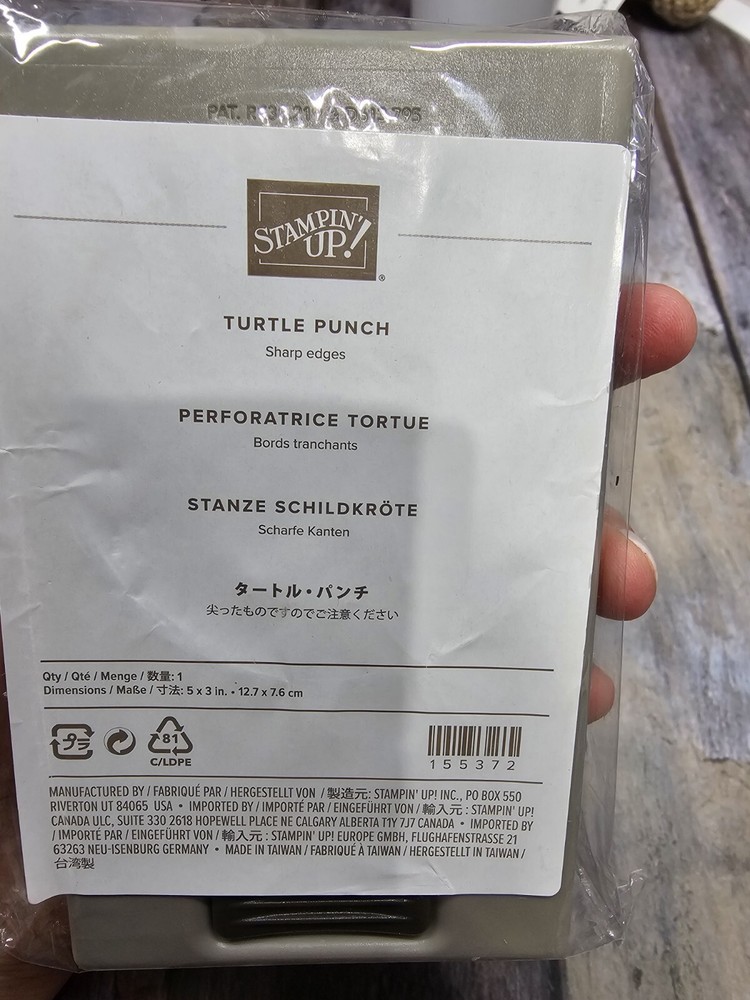 Stampin' UP! TURTLE BUILDER PUNCH