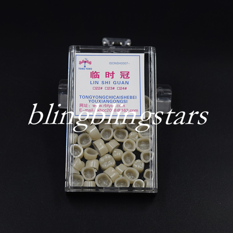 1 Box Dental Temporary Crown Material Molar Posterior Teeth Square Type Veneers