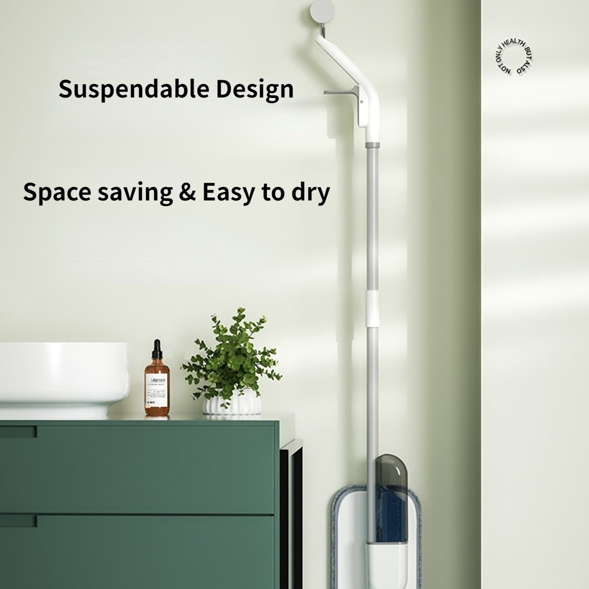 Spray Mops for Floor Cleaning with 5 Washable Pads, Wet Dry Microfiber Mop Home