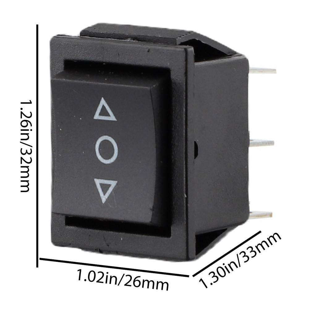 Part Rocker Switch Tool 6 Pin terminals Mini Double pole/throw Electrical