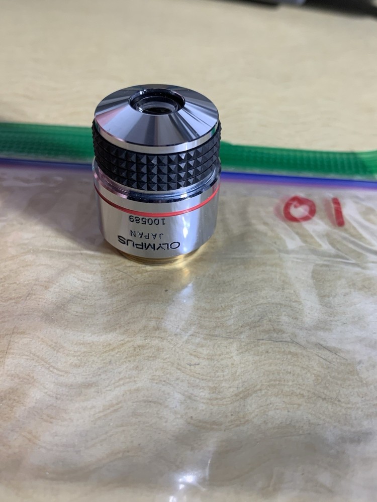 Olympus Microscope 4x Objective A 4 PO 0.10 160/- 100589 pulled Off BH2 Pol