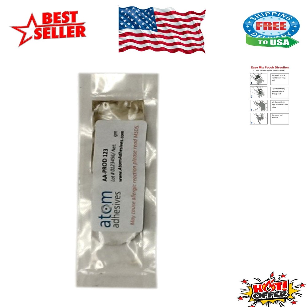 Electrically Conductive Silver Epoxy Adhesive - 2.5g Kit for Electronics Repair