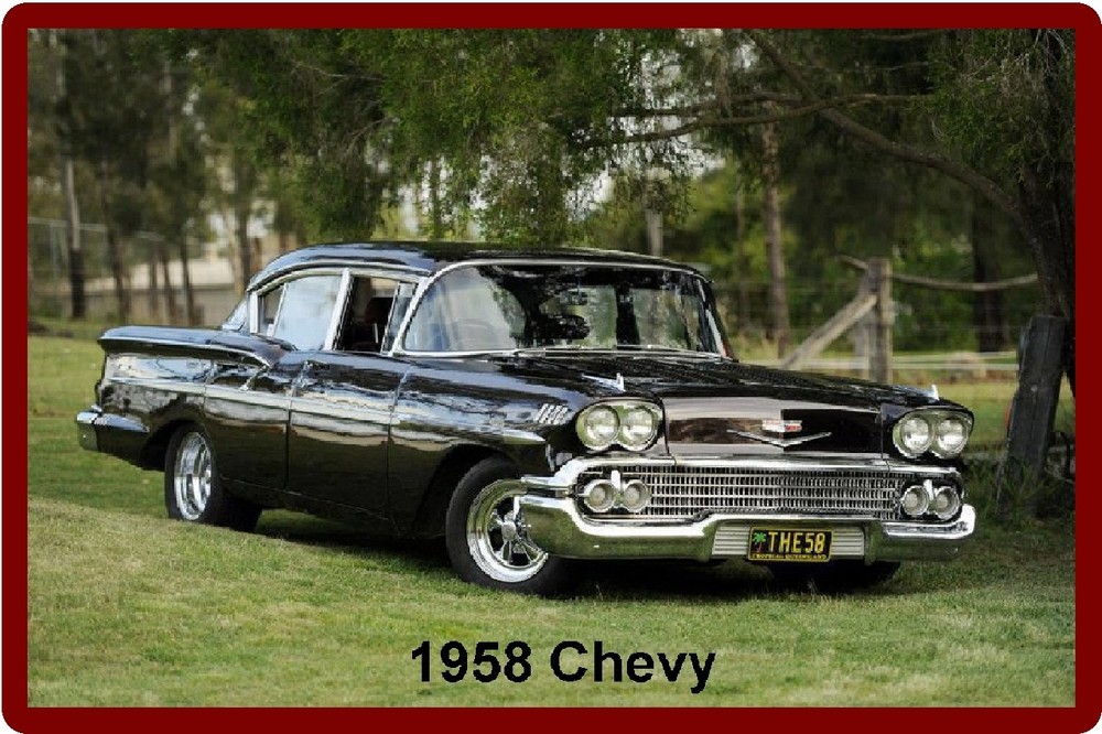 1958 Chevy Refrigerator Magnet