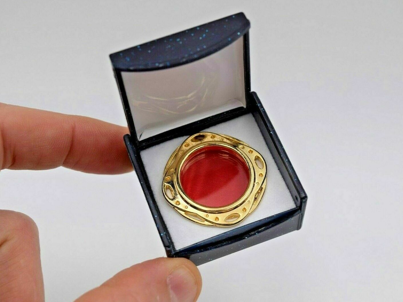 Theca Relic Reliquary Catholic relic theca with case, new