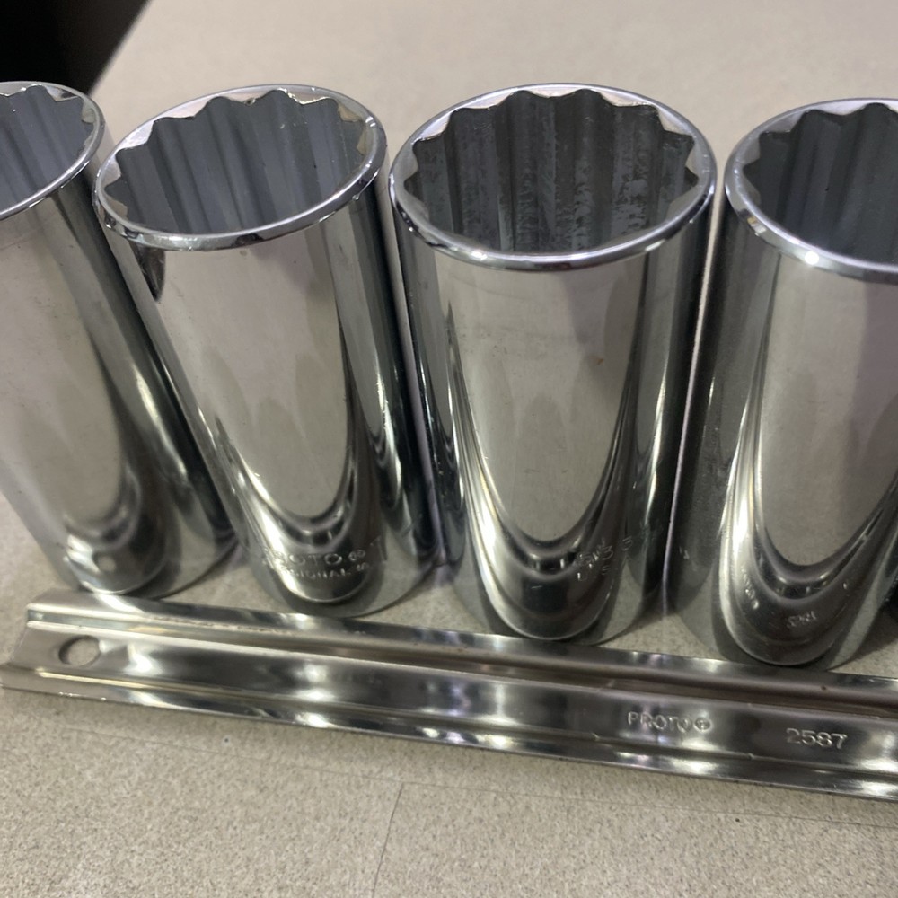 PROTO J54107 Socket Set 1/2" Drive 15 PC 12PTD