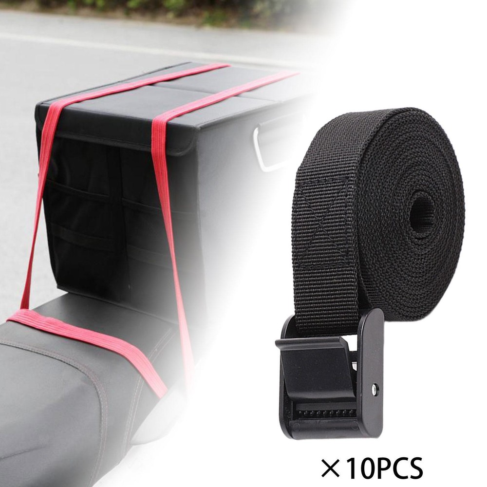 10 Pieces Cargo Securing Straps Lashing Straps Adjustable