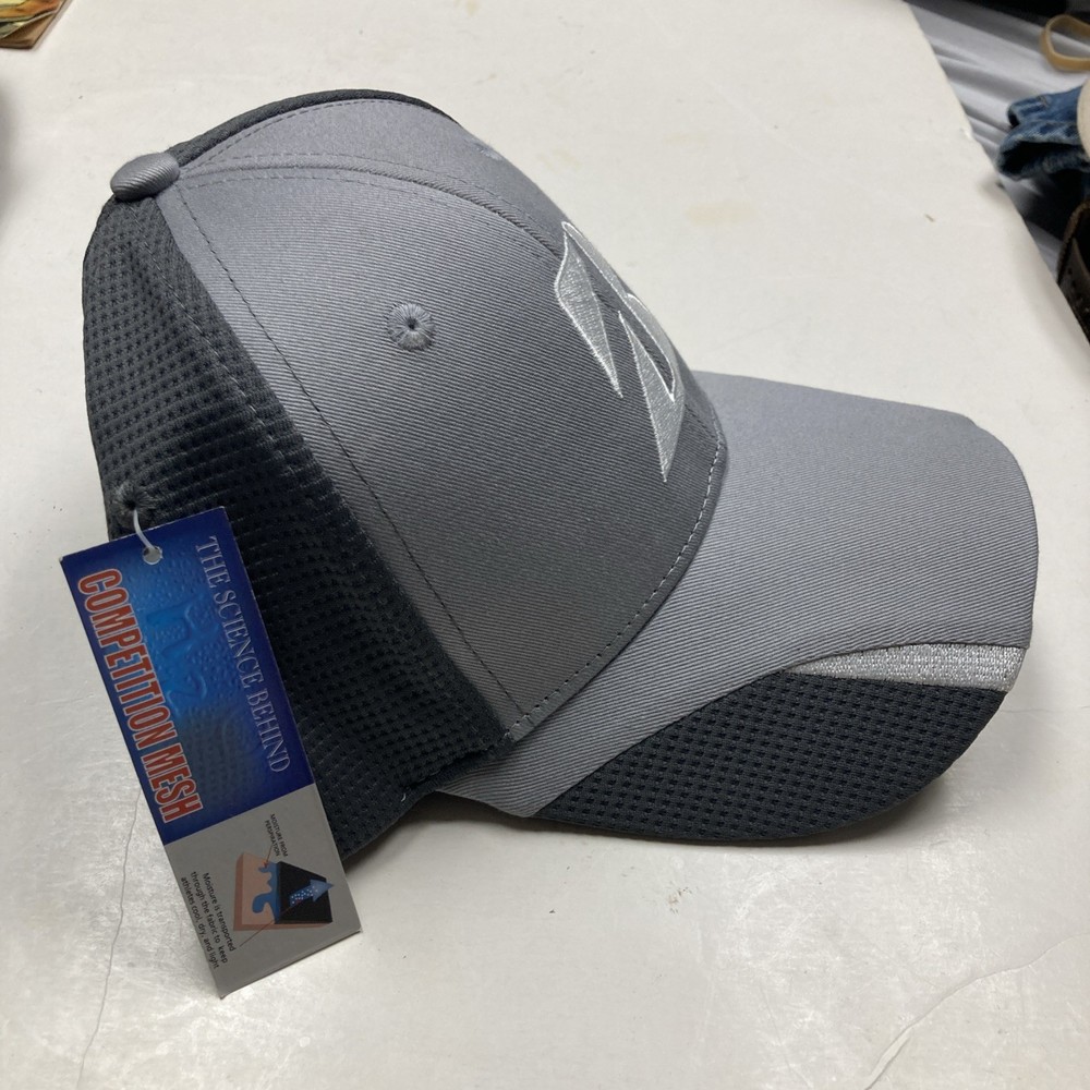 Bridgestone Performance Mesh Golf Hat Authentic Bridgestone Golf Gray Strap Back