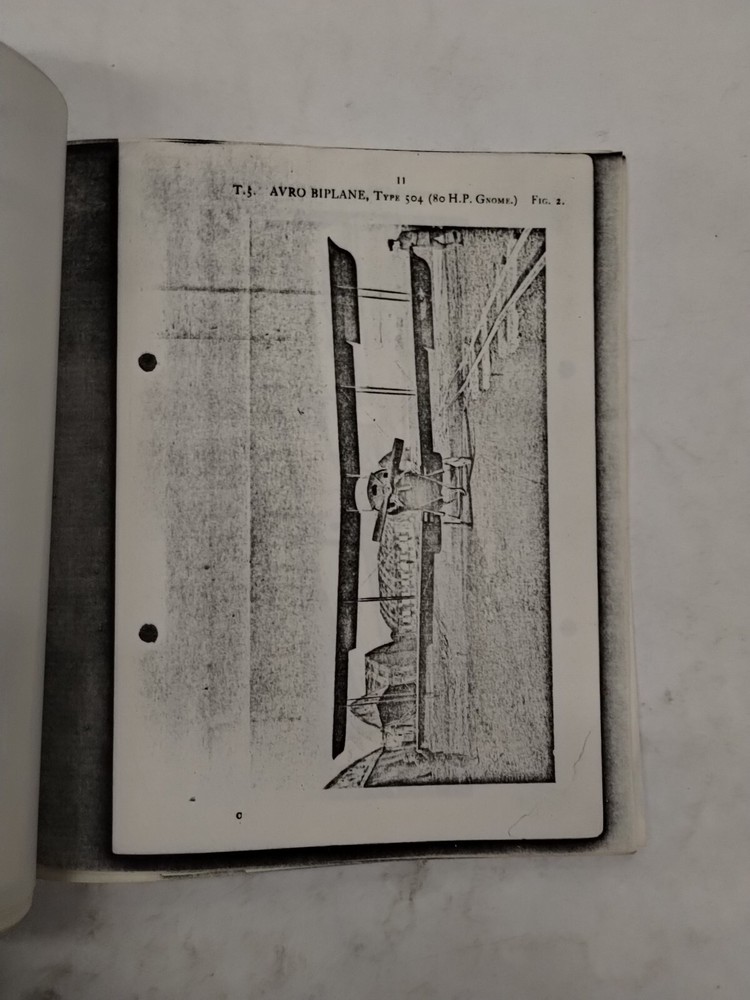 Avro Biplane Type 504 Rigging Notes-Copy