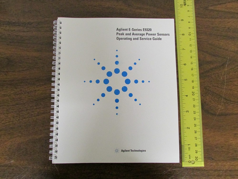 Agilent E-Series E9320 Power Sensors Operating & Service Guide E9321-90001