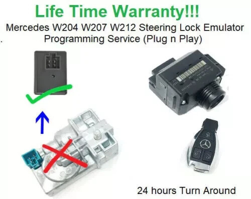 Mercedes ESL ELV Emulator W204/W207/W212 Steering Lock Programming Service