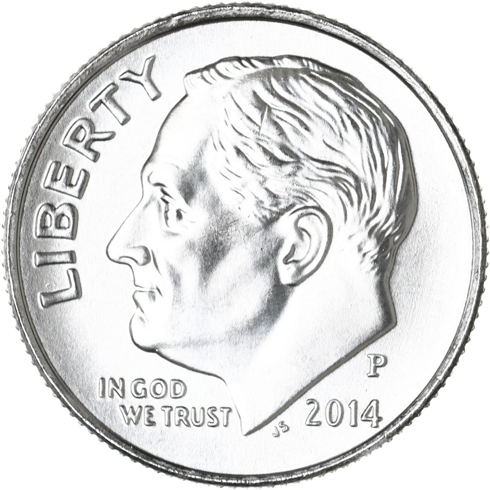 2014 P Roosevelt Gem Dime BU US Coin