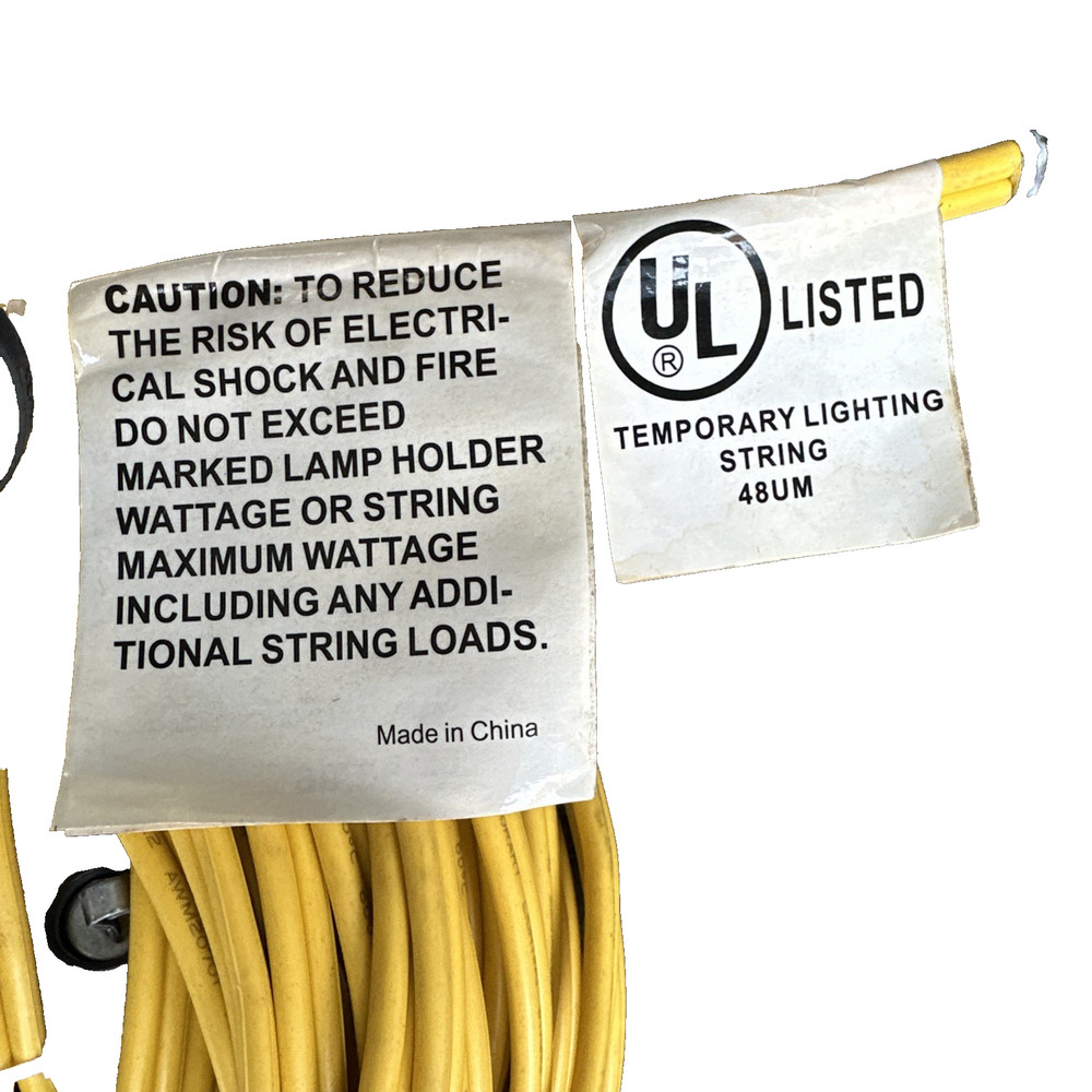 🔴A GENLYTE-THOMAS 10036/ELITES 120V 12.5A Temporary Lighting String 1500W Max‼️