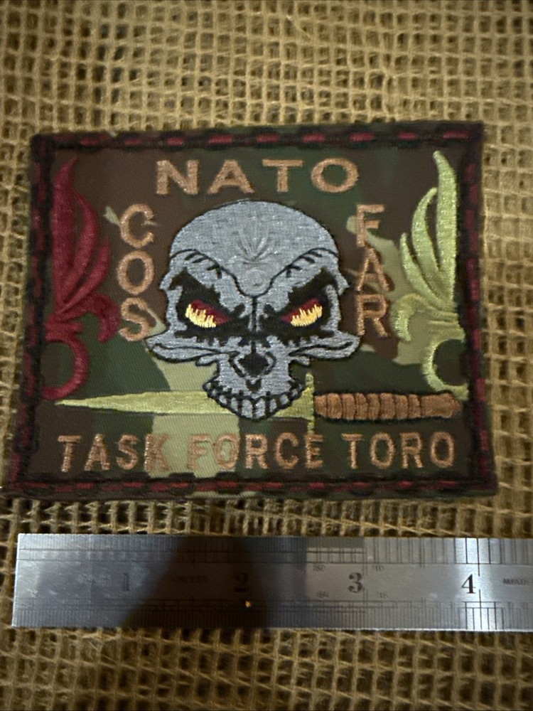 French Foreign Legion NATO COS FAR Task Force Toro Afgan War Patch