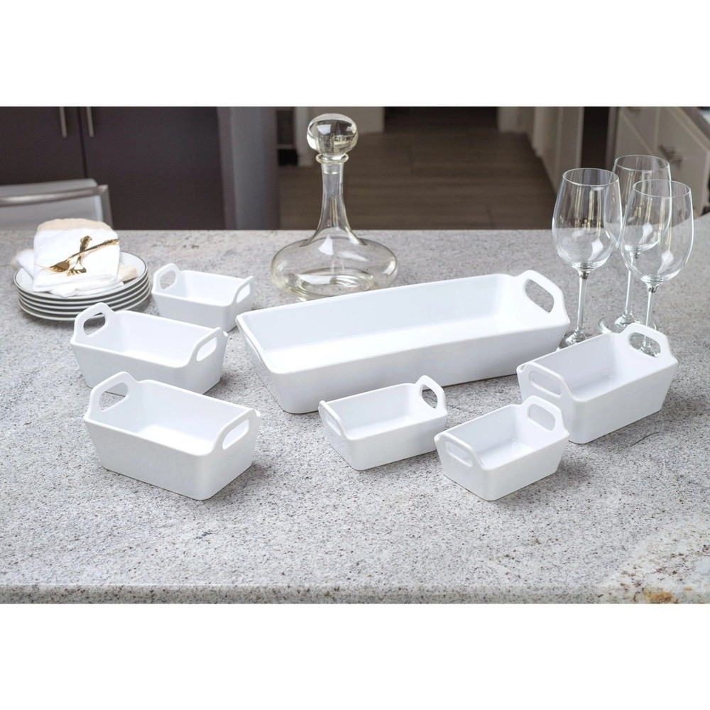 Baum 7-PIECE SERVING SET Ceramic Stoneware Nesting