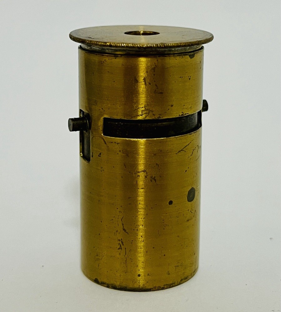 Antique Brass Field Pocket Microscope