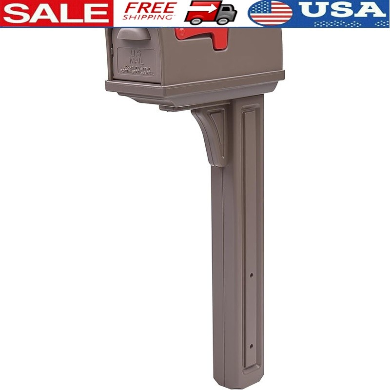 Secure Locking Mailbox W/ Large Capacity Drop Slot Safe Package Delivery New