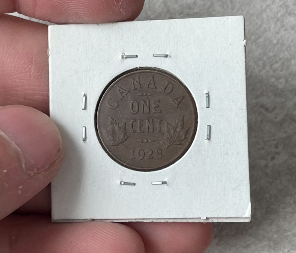 1928 Canada Small Cent - Residue L2