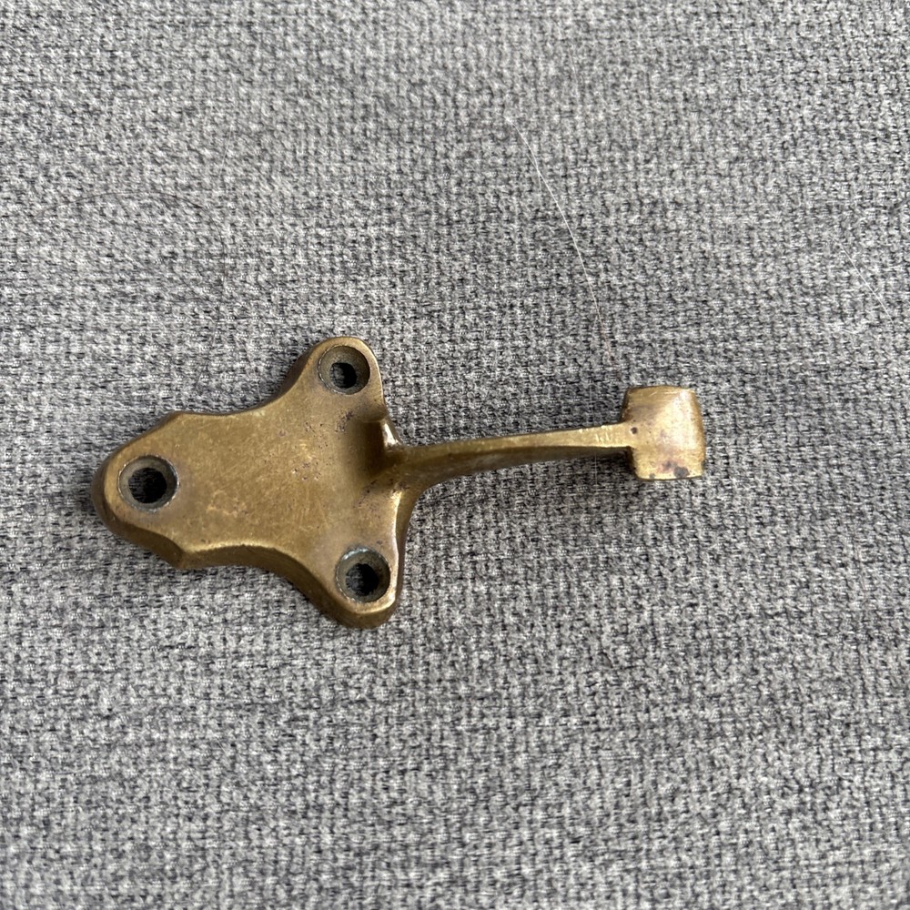 Antique Solid Brass Hotel Style Door Security Latch