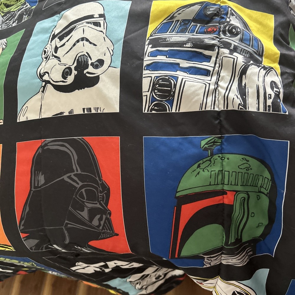 !WOW! Disney STAR WARS Twin Reversible Microfiber Comforter Blanket
