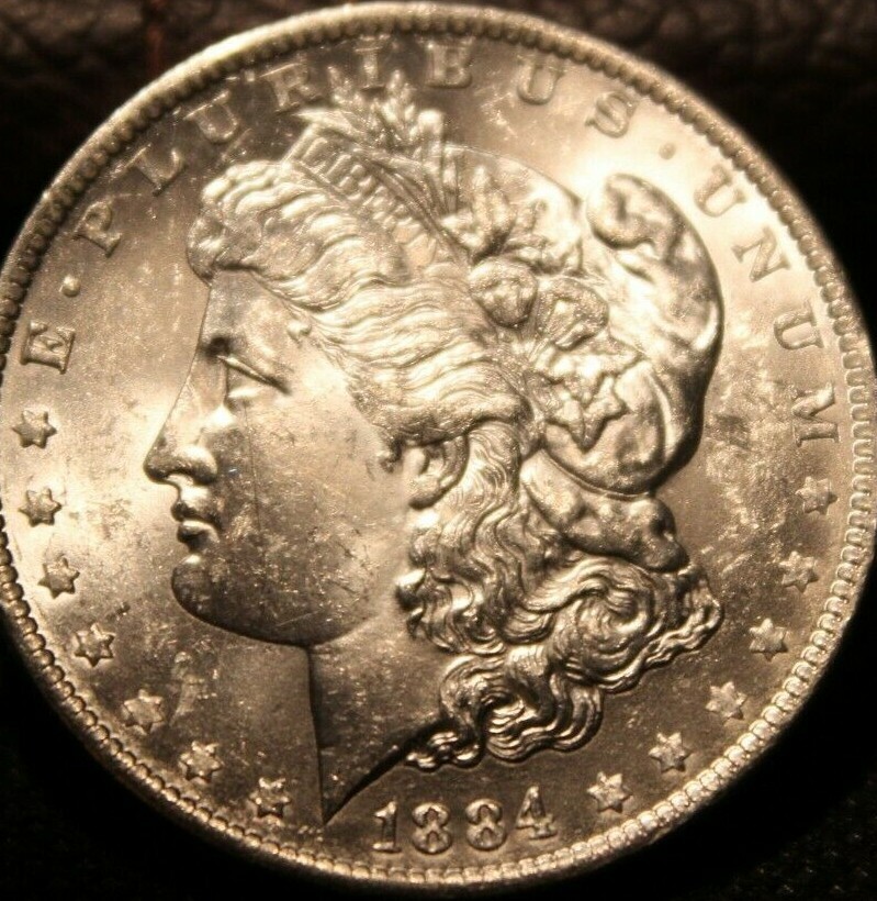 1884 O Uncirculated Morgan Silver Dollar