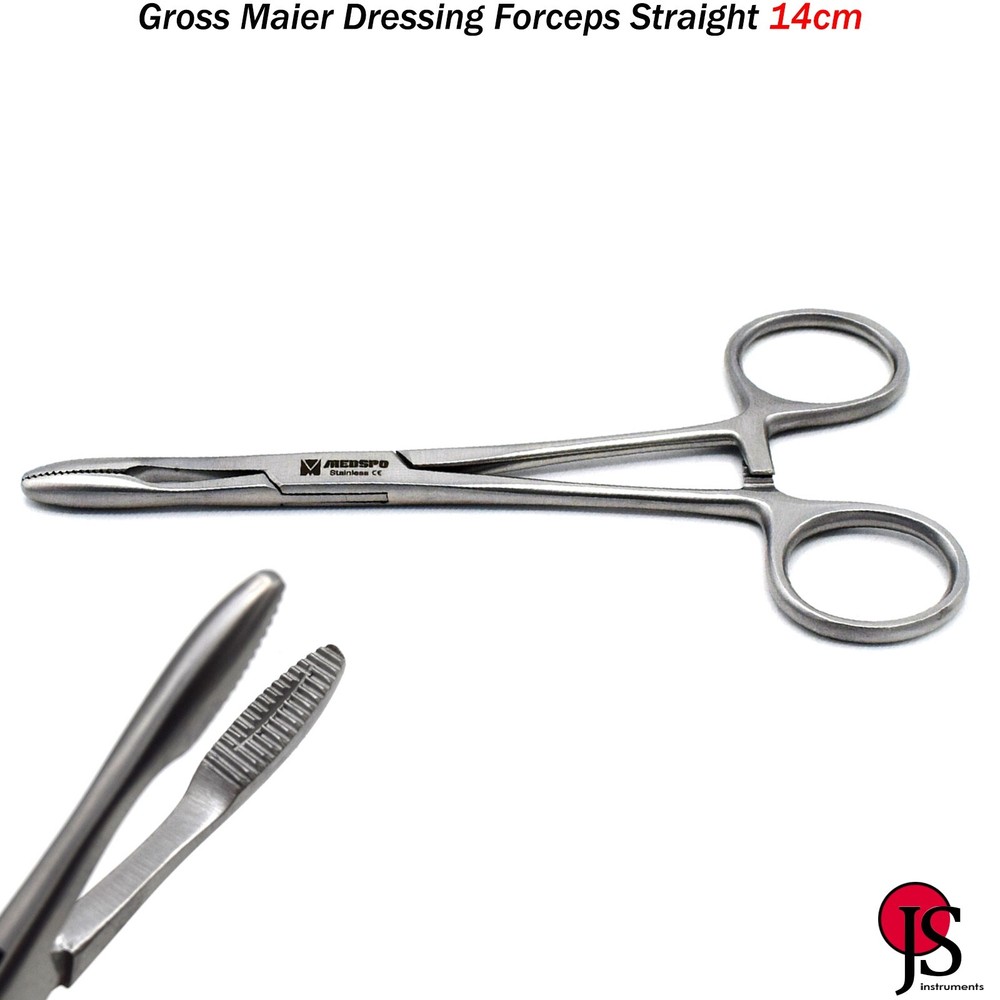 Surgical Locking Gross Maier Dressing Forceps 14cm Tattoo Piercing Instruments