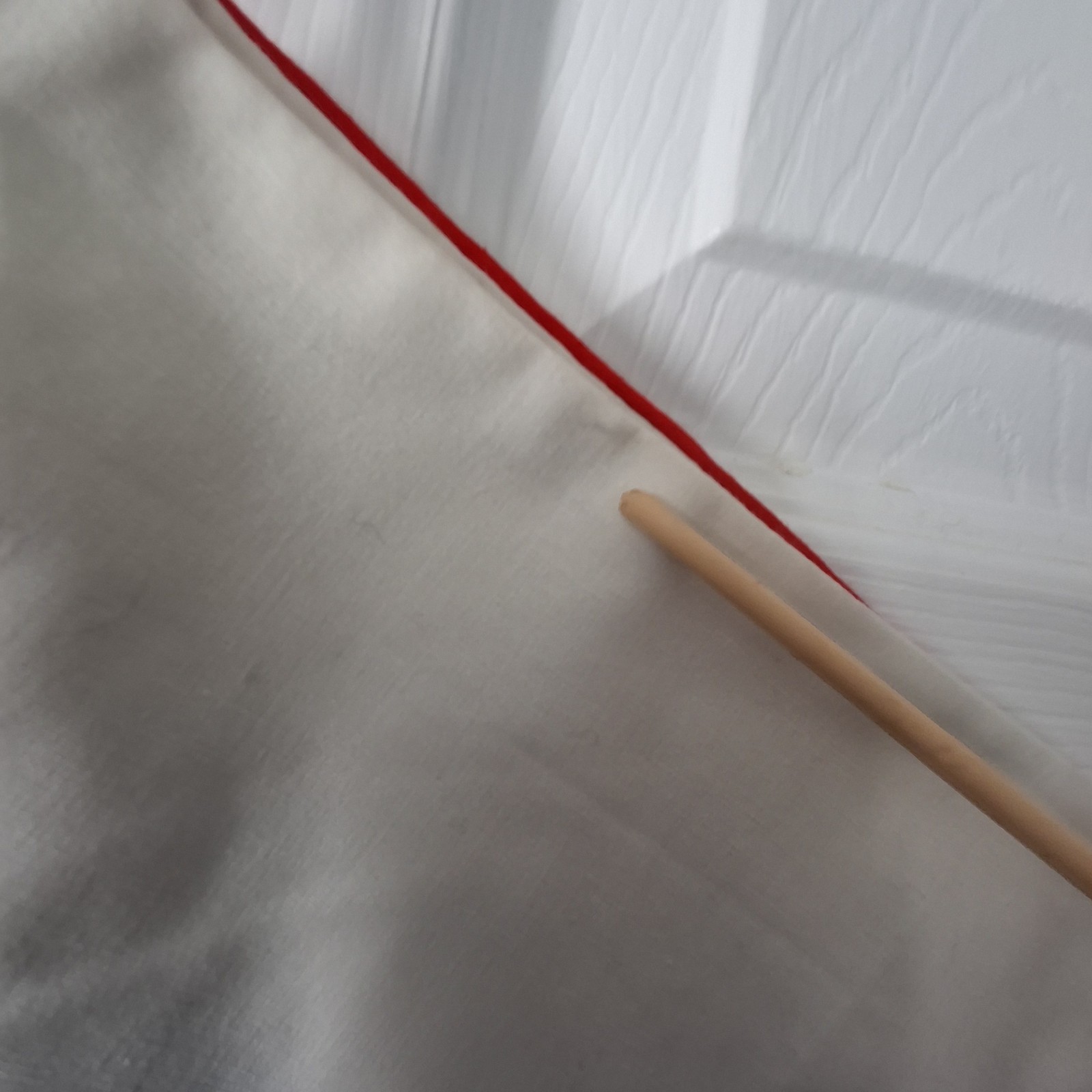 VTG 1980s Janlynn Steinmeyer Hand Embroidered Crewel Christmas Stocking Santa