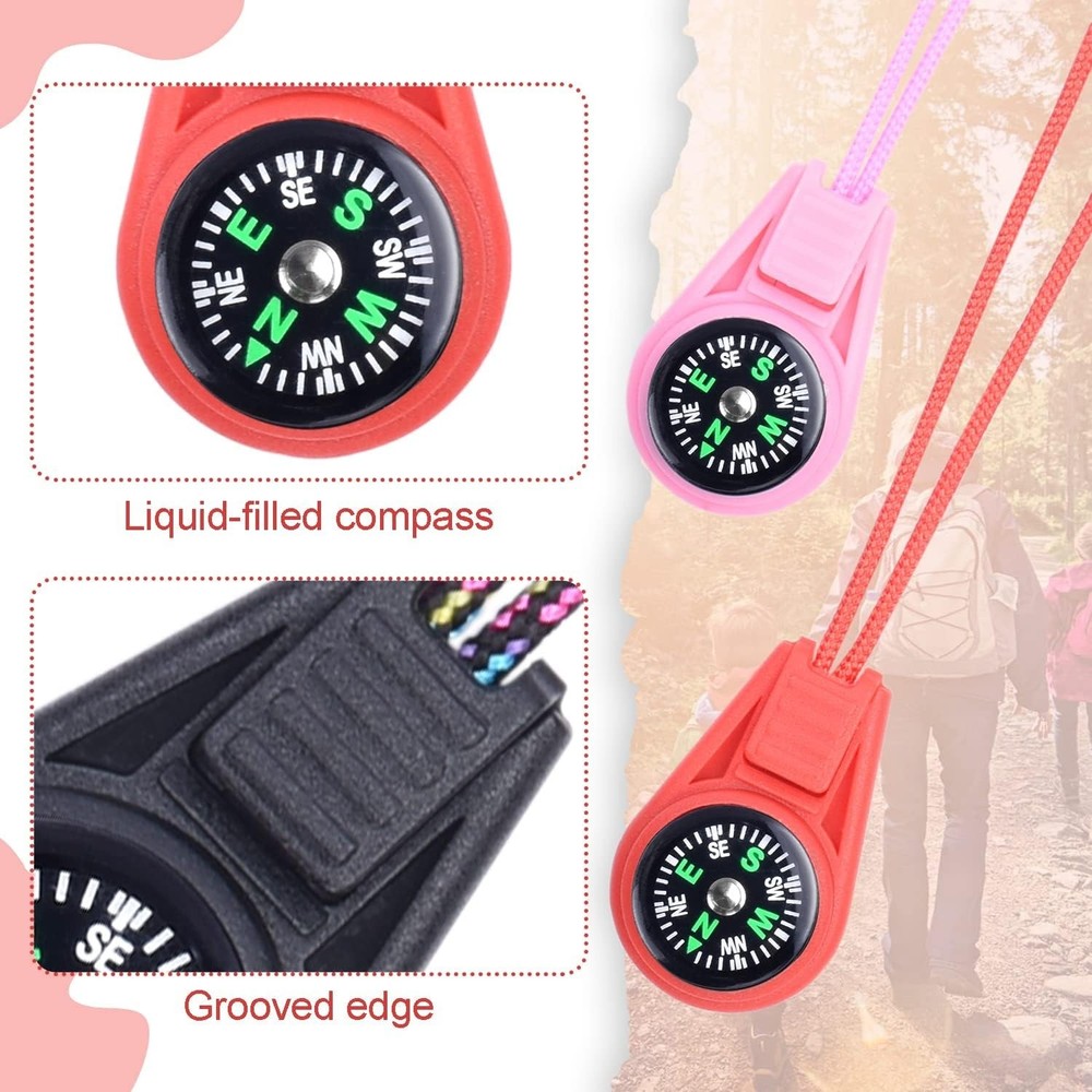 Compass Bulk Mini Compass for Navigation Lesson,Plastic Compasses for Party F...