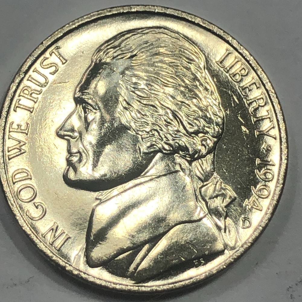 1994 D - Jefferson 5 cent - Uncirculated