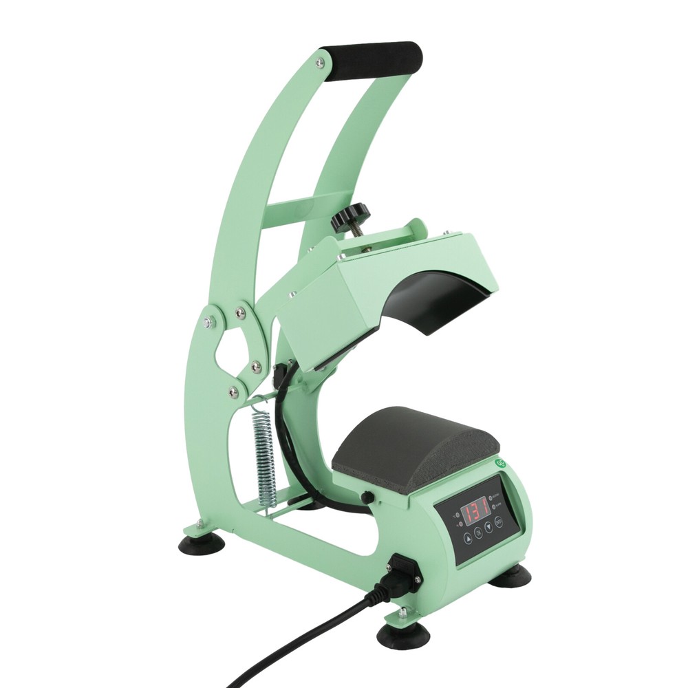 Hat Heat Press Machine with Digital LCD Timer & Temperature Control for Caps