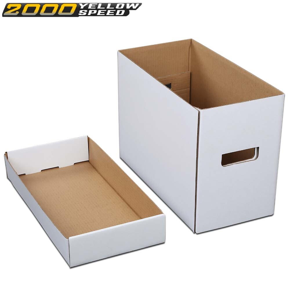 3Pcs Comic Books Storage Boxes Short Holds 150-175 Stackable Durable Archive