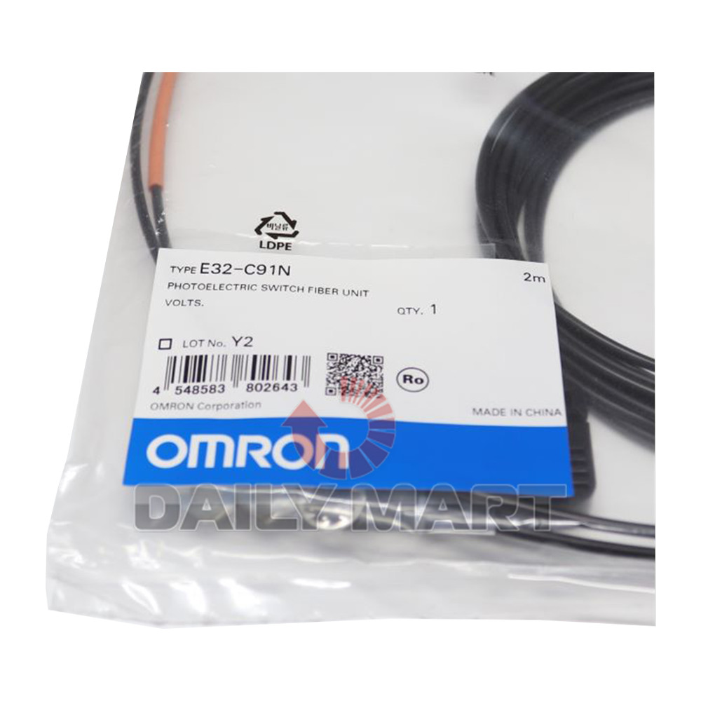 New In Box OMRON E32‑C91N Fiber Optic Sensor