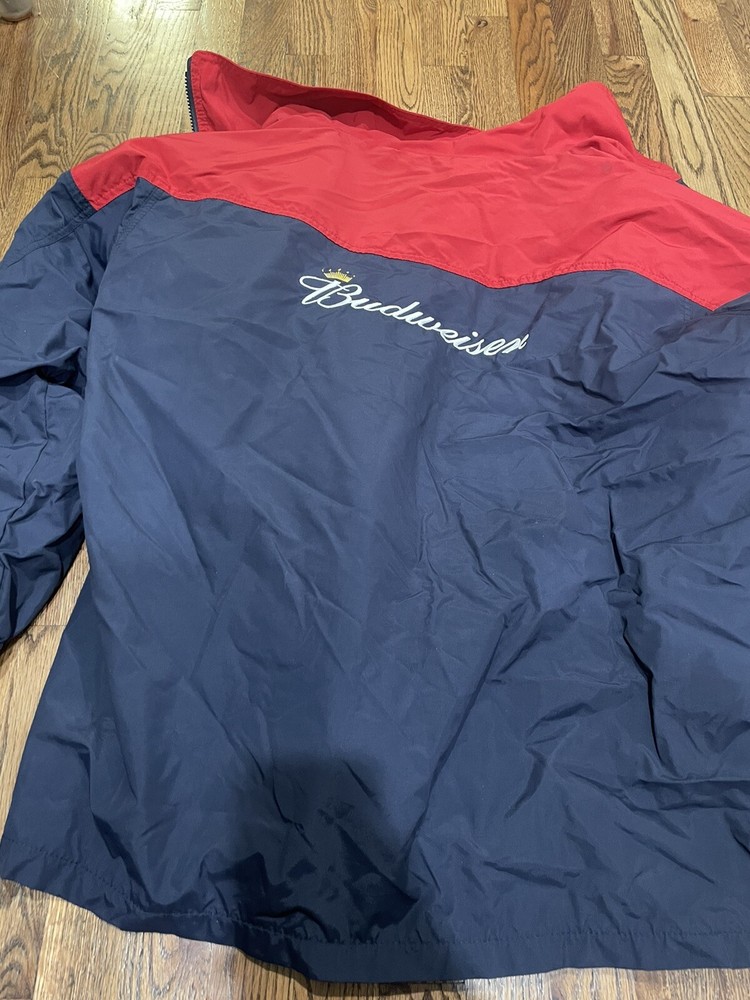 3XL Budweiser Outer Shell Jacket Distributor Coat Bud Light NLHB