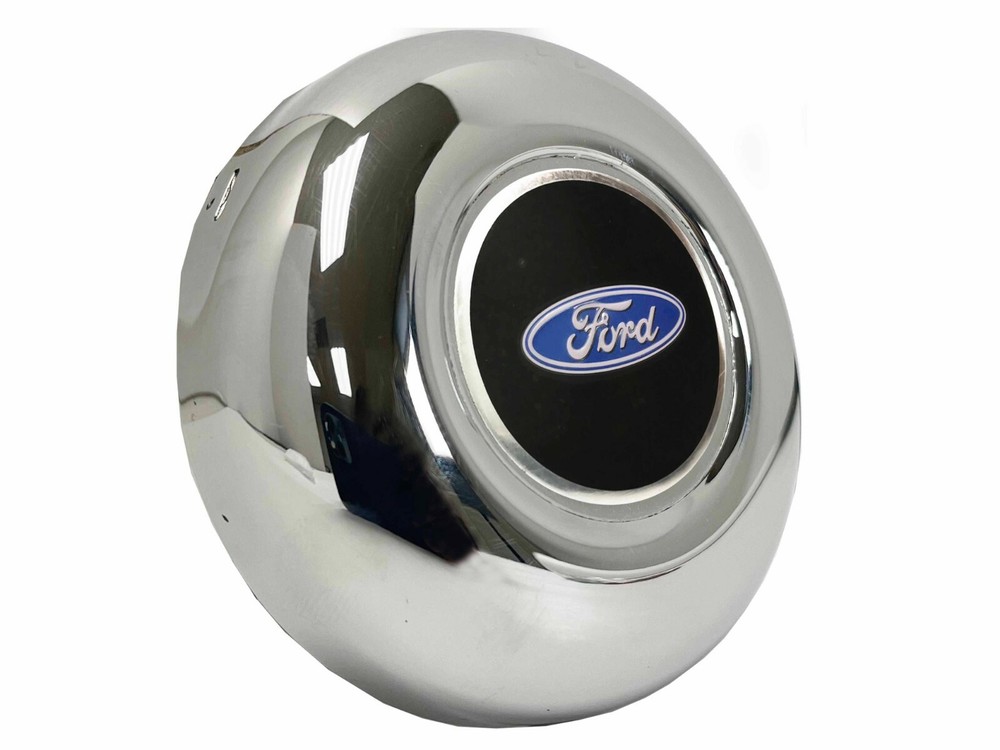 3 Bolt Steering Wheel Horn Button with Ford Script Foil Emblem