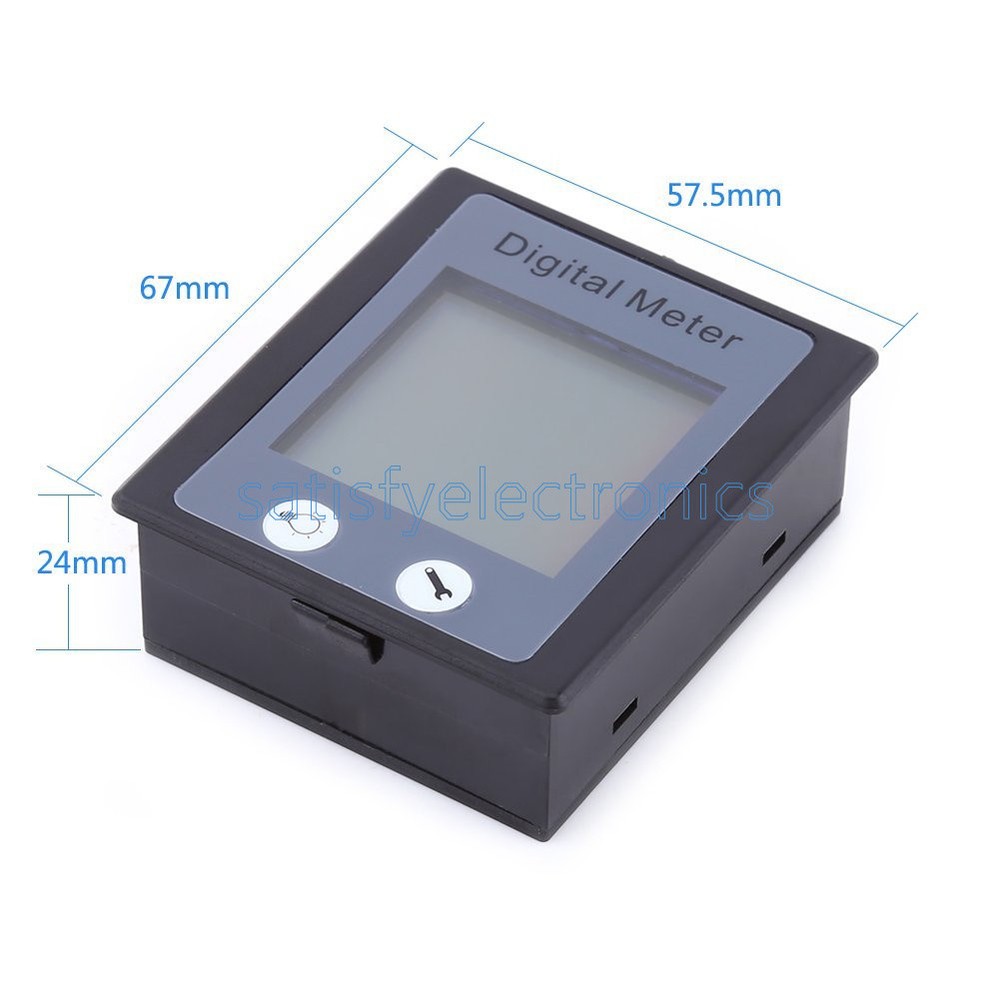 AC 260V 100A Digital LCD Panel Voltage Meter Power Energy Ammeter Voltmeter