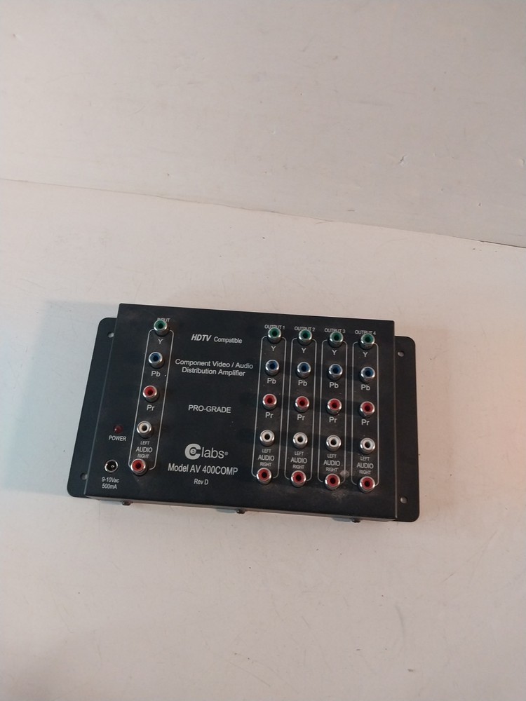 CE Labs Model AV 400COMP High Performance Audio & Video Distribution Amplifier