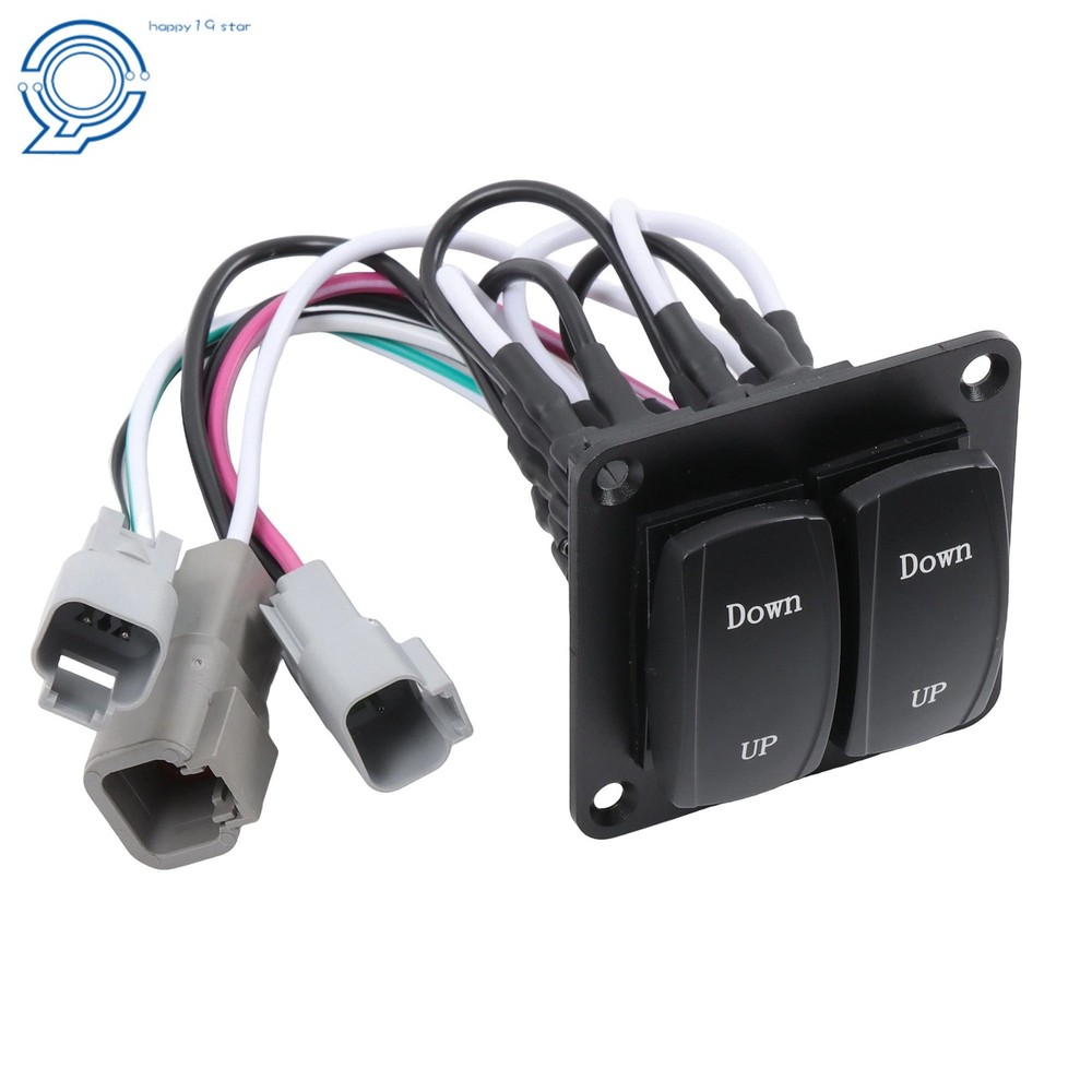 10222-211D Marine Trim Tab Switch Kit Double Rocker Replace 10222211D