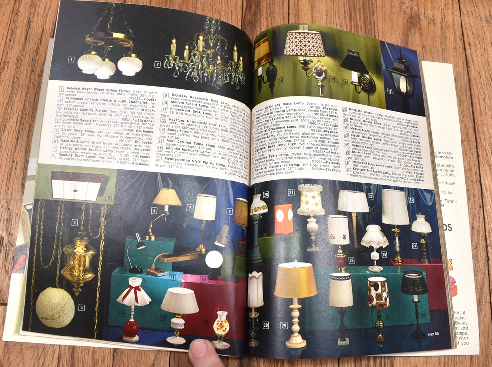 Vintage 1972 S&H Green Stamp Ideabook '72 Redemption Catalog Book