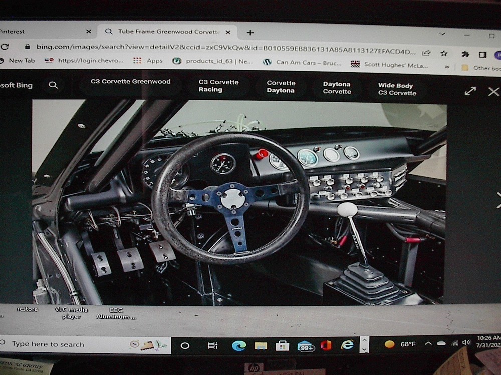 Greenwood Corvette Racing Dash