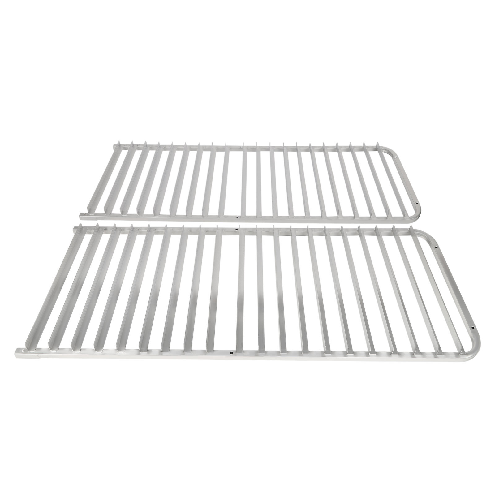 20-Tier Bakery Rack Aluminum Alloy Pan Rack with 2 Wheels for Kitchen Commercial