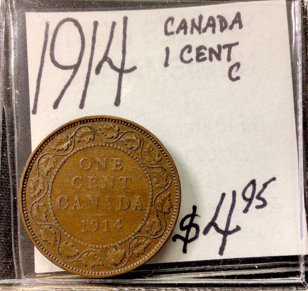 1914 Canada 1 Cent! ENN Coins