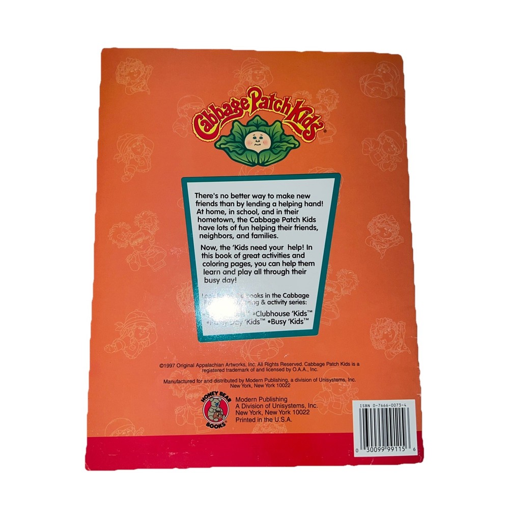 Cabbage Patch Kids Busy ‘Kids Coloring & Activity Book