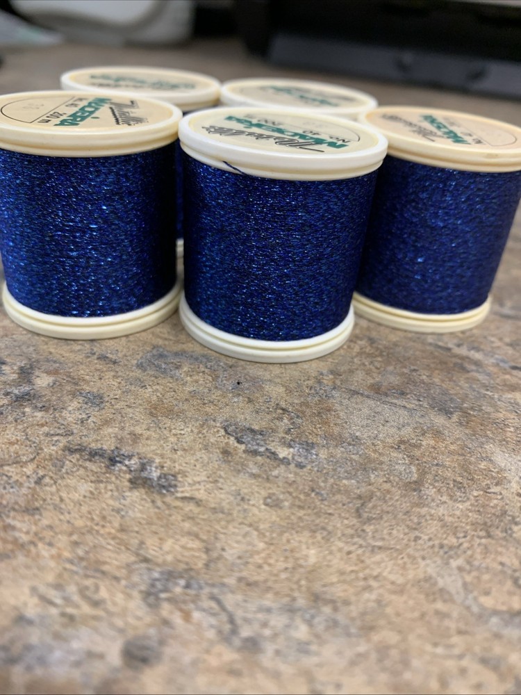 5 Spools MADEIRA Metallic Embroidery Polyester Thread #38
