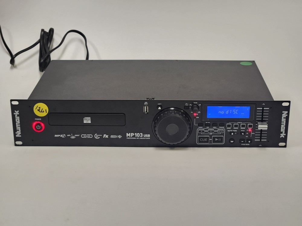 Numark MP103 USB Rackmount MP3 CD Player Tested **READ DESC.***
