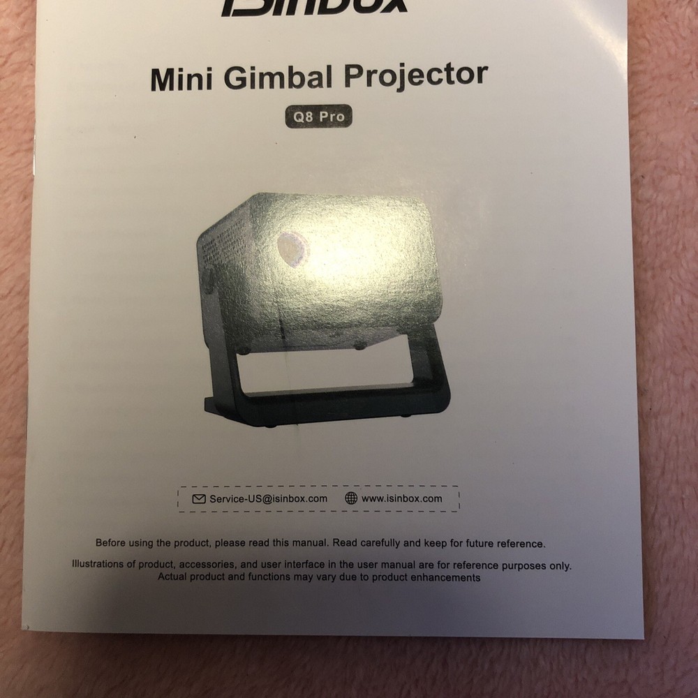 [Auto Focus] Mini Projector with WiFi6 Bluetooth,135°Rotatable Portable iSinbox