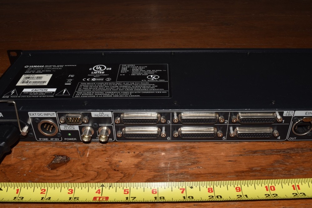 YAMAHA NETWORK AUDIO INTERFACE USED MODEL# NAI48-ES