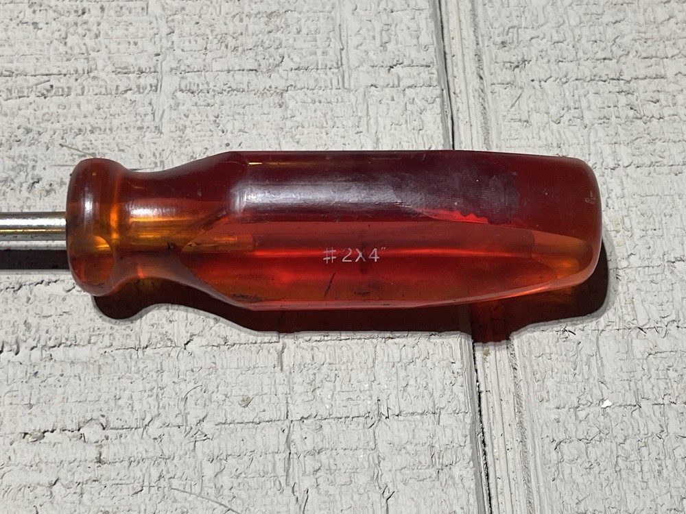VINTAGE * 84 1302 Screwdriver #2X4” Flathead