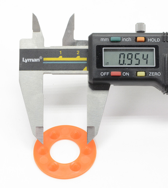 Colt Python, King Cobra, Trooper, .357 Mag Cylinder Protector Ring. NOS Orange