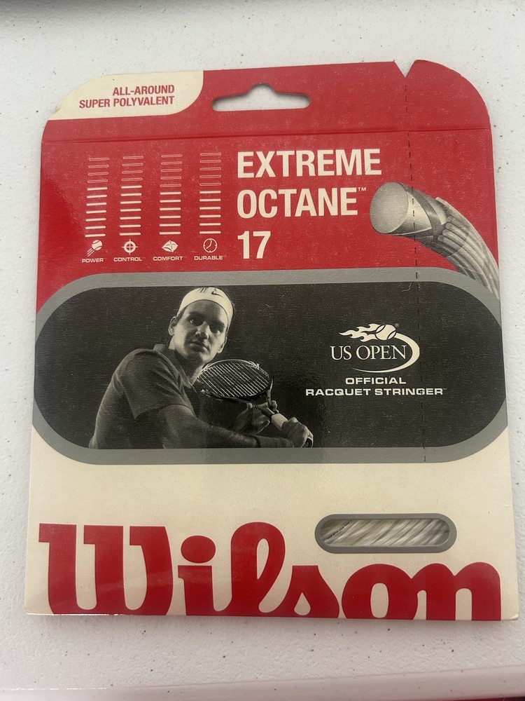 Wilson Extreme Octane 17 Tennis String (White)