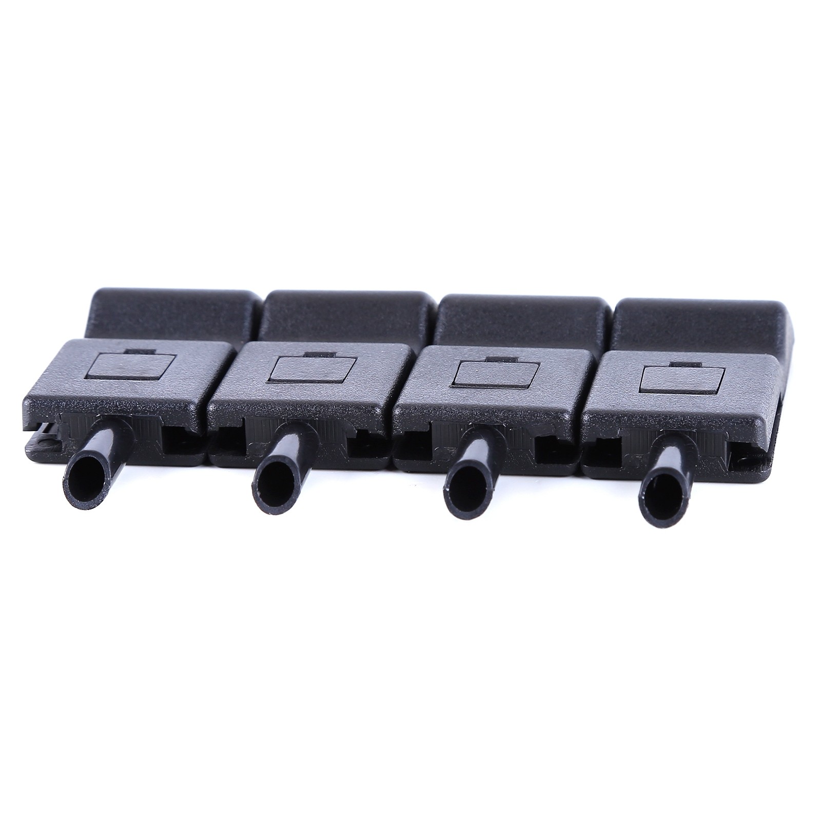 4PCS Door Lock Knobs Front/Rear Ebony For Chevy/GMC Silverado/Sierra 2007-2013